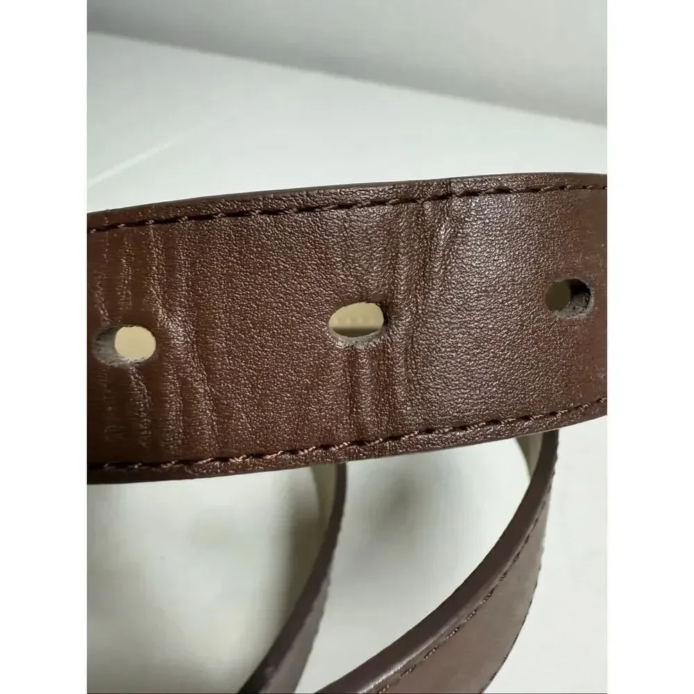 Target Brown Faux Leather Belt Size M